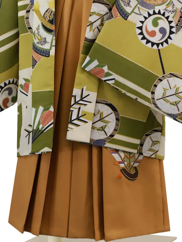 5歳(羽織袴)緑 七五三