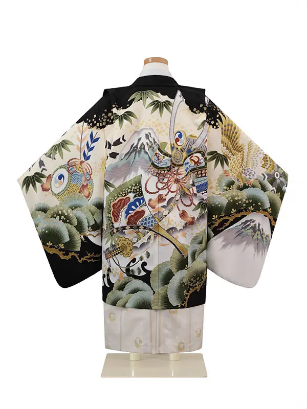 乙葉 5歳(羽織袴)黒 七五三