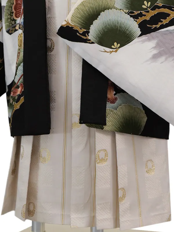 乙葉 5歳(羽織袴)黒 七五三