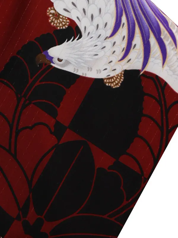 ジャパンスタイル 5歳(羽織袴)えんじ 七五三