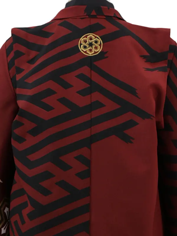 ぷちぷり 5歳(羽織袴)えんじ 七五三