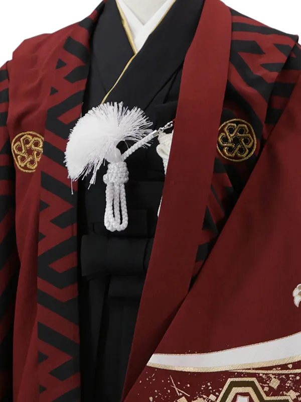 ぷちぷり 5歳(羽織袴)えんじ 七五三