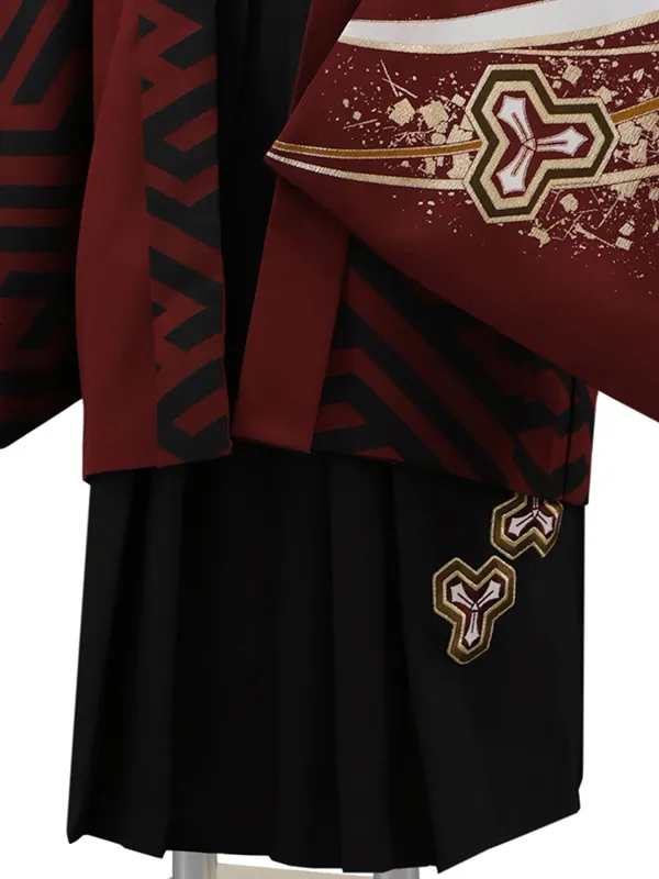 ぷちぷり 5歳(羽織袴)えんじ 七五三