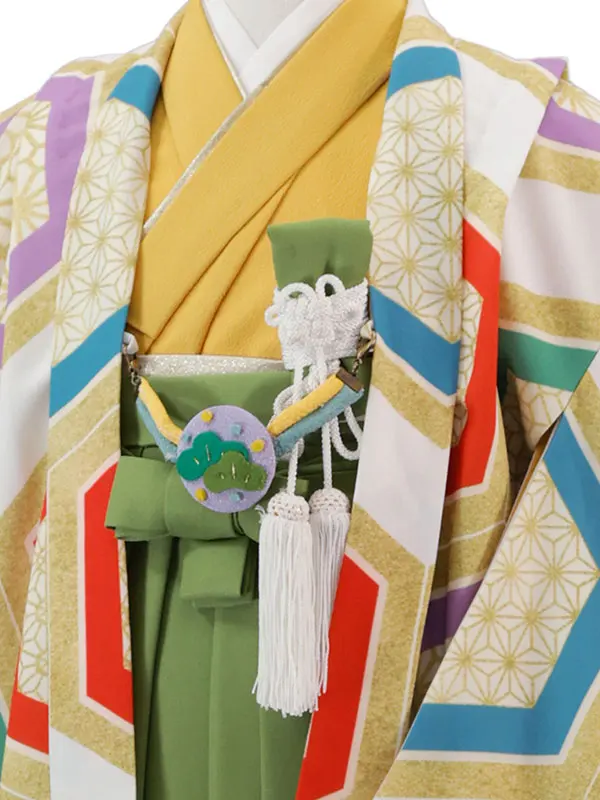 5歳(羽織袴)ﾍﾞｰｼﾞｭ 七五三