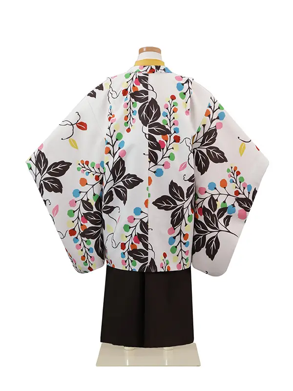 5歳(羽織袴)白 七五三