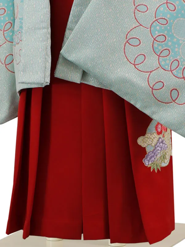 5歳(羽織袴)水色 七五三