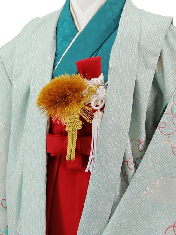 5歳(羽織袴)水色 七五三