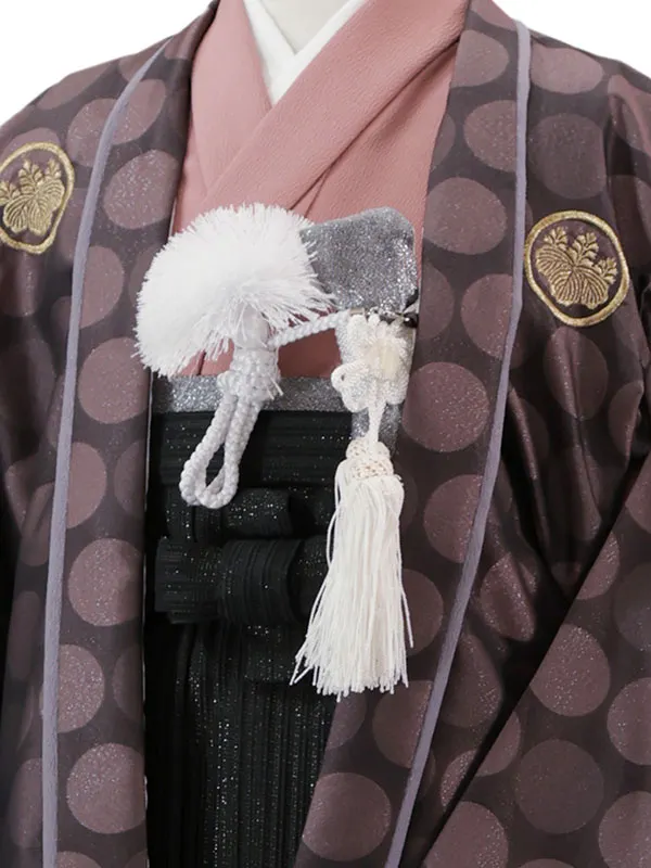 5歳(羽織袴)紫 七五三