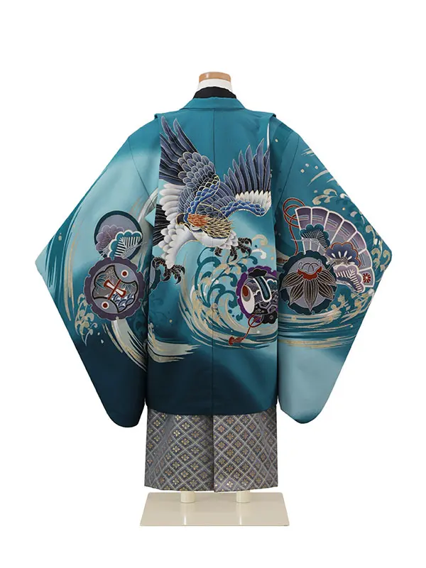 5歳(羽織袴)青 七五三