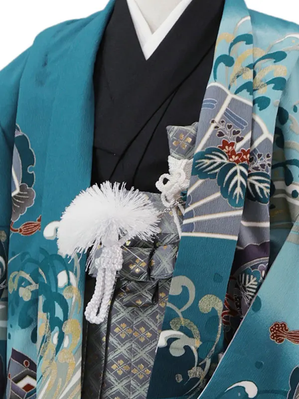 5歳(羽織袴)青 七五三