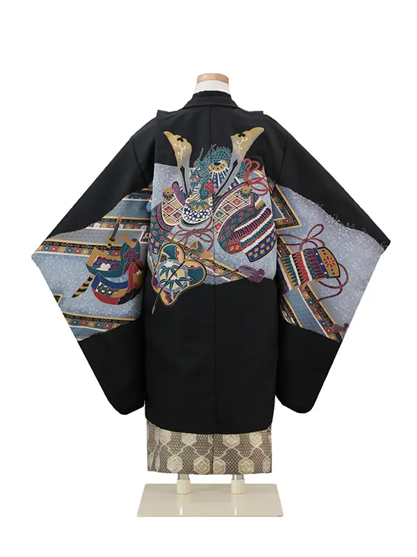 5歳(羽織袴)黒 七五三