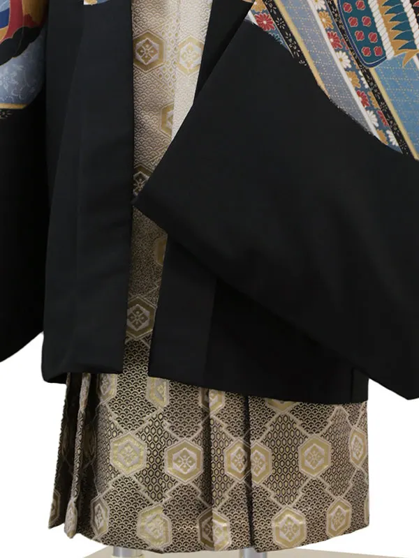 5歳(羽織袴)黒 七五三