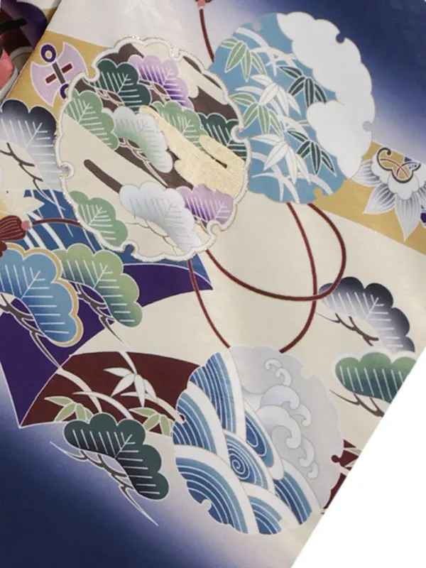 3歳(羽織袴)青 七五三