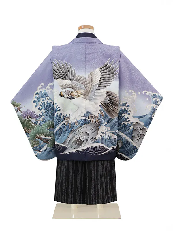 3歳(羽織袴)紫 七五三