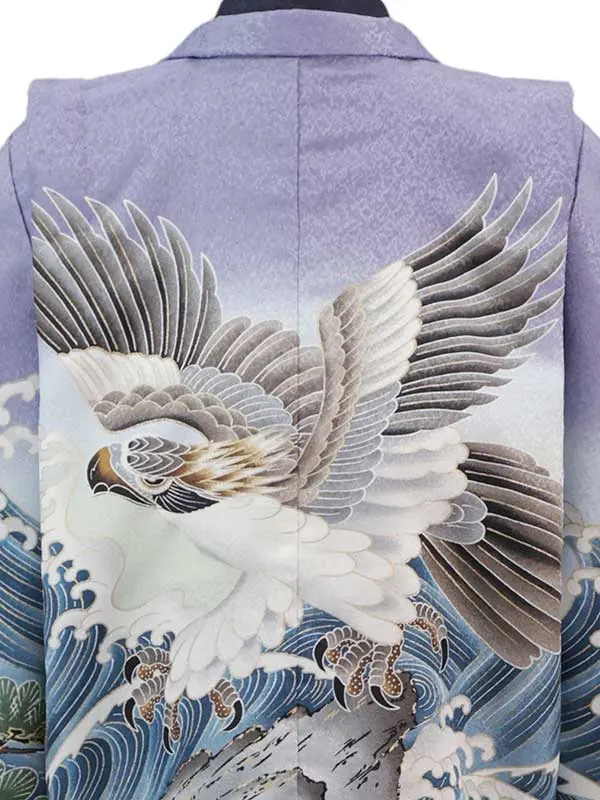 3歳(羽織袴)紫 七五三