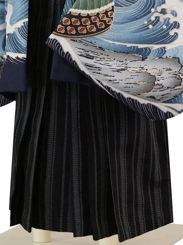 3歳(羽織袴)紫 七五三