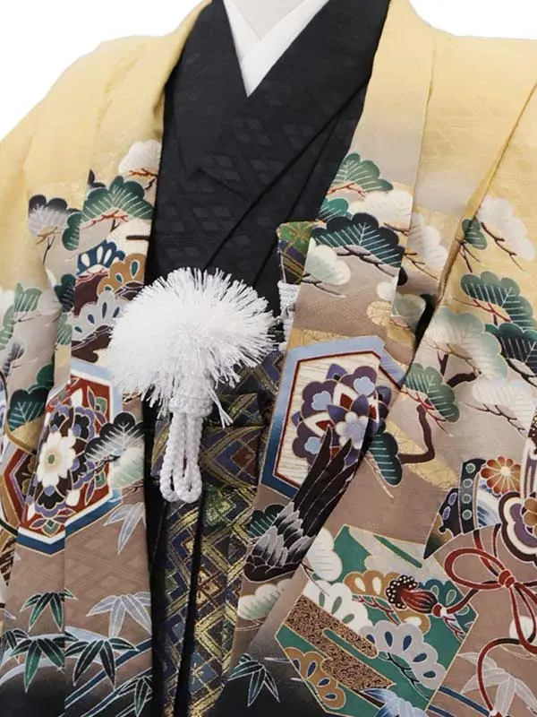 3歳(羽織袴)黄土色 七五三