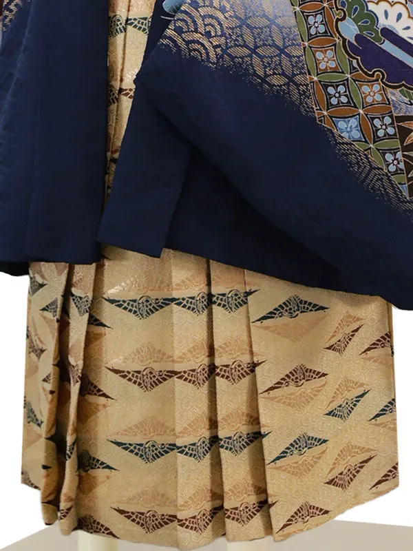 3歳(羽織袴)紺 七五三