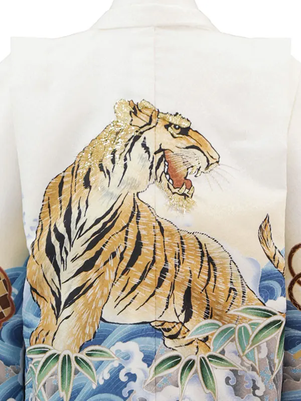 3歳(羽織袴)白 七五三