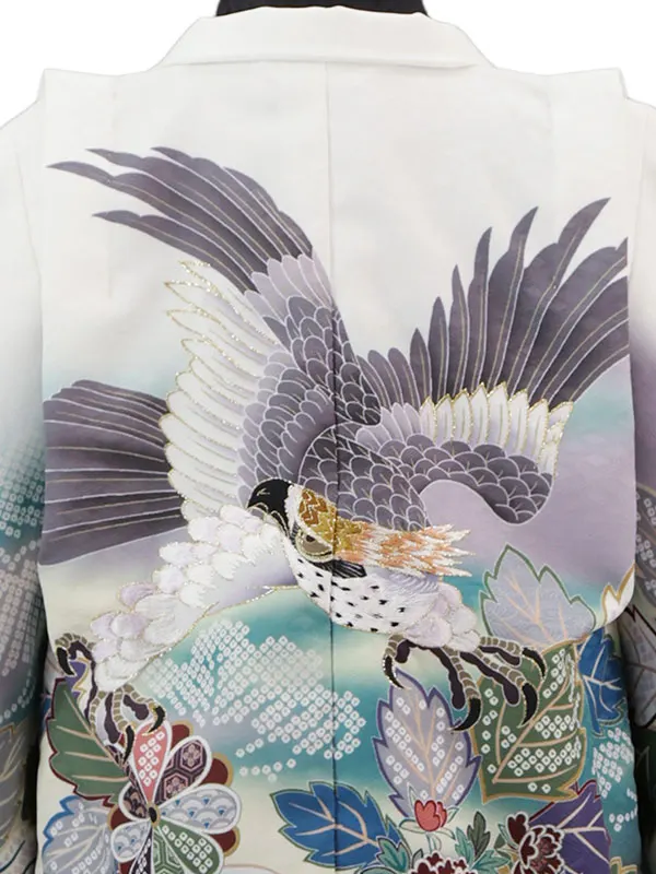 3歳(羽織袴)白 七五三