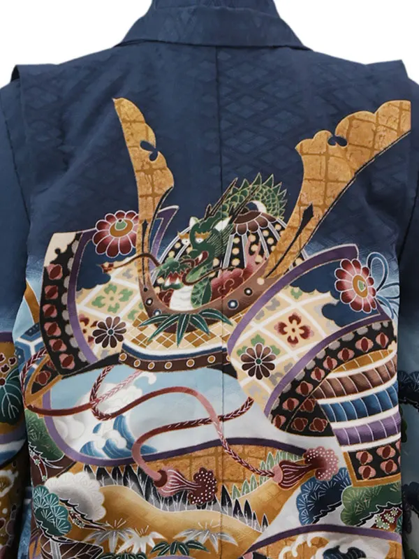 3歳(羽織袴)紺 七五三