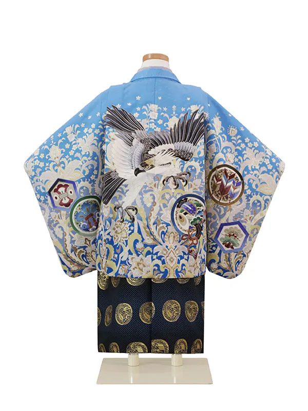 3歳(羽織袴)青 七五三