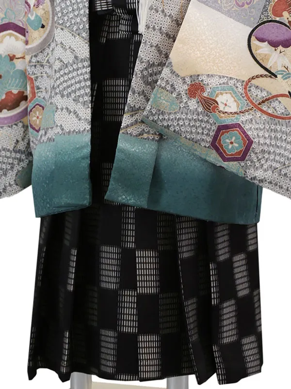 3歳(羽織袴)白 七五三