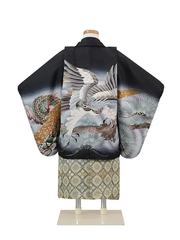 3歳(羽織袴)黒 七五三