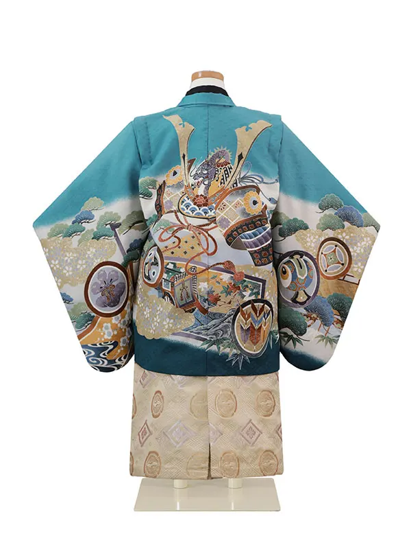 4歳(羽織袴)青 七五三