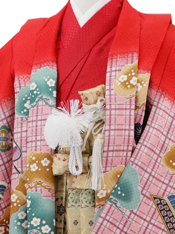 4歳(羽織袴)赤 七五三