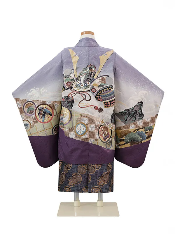 4歳(羽織袴)紫 七五三