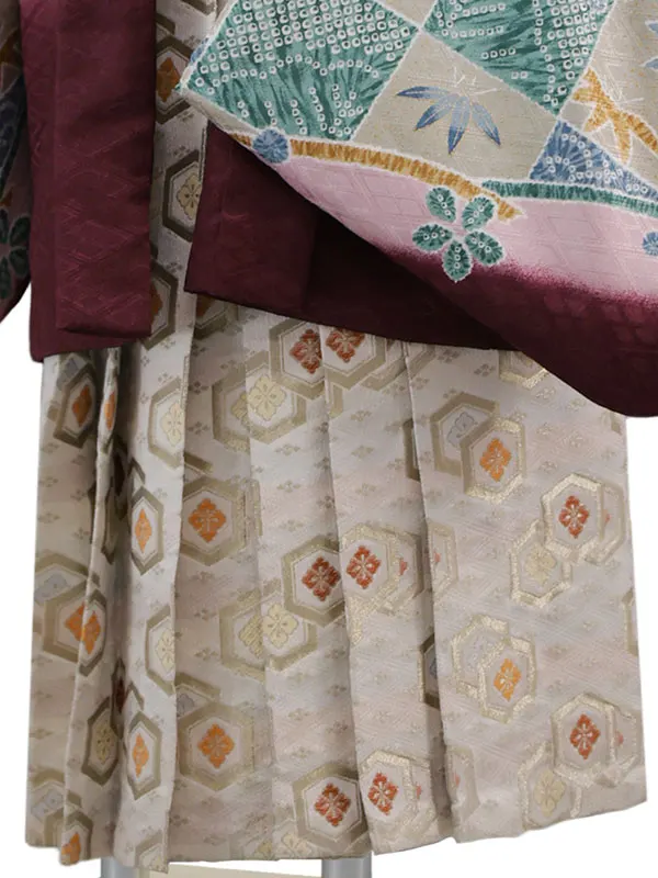 4歳(羽織袴)えんじ 七五三