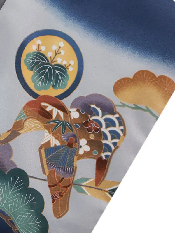 4歳(羽織袴)紺 七五三