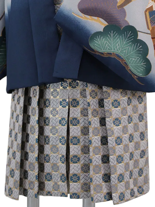 4歳(羽織袴)紺 七五三