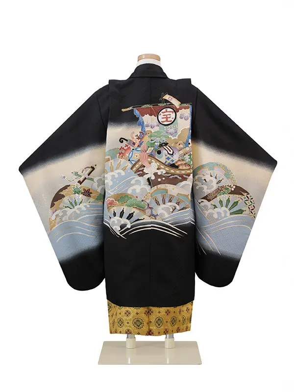 5歳(羽織袴)黒 七五三