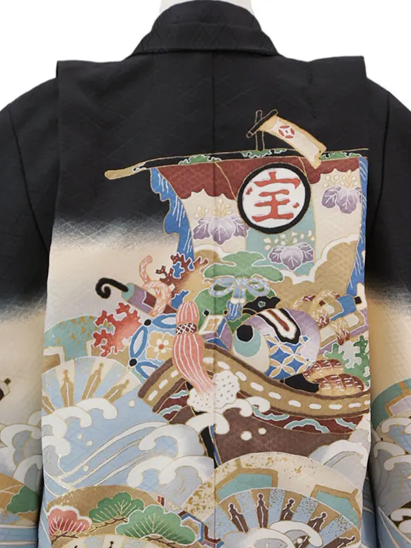 5歳(羽織袴)黒 七五三