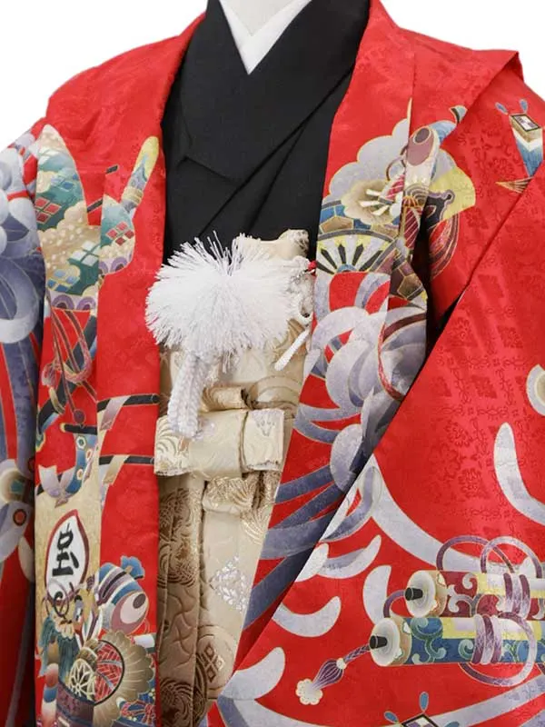 5歳(羽織袴)赤 七五三