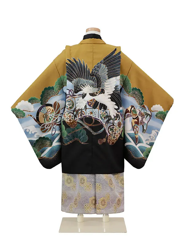 5歳(羽織袴)黄土色 七五三