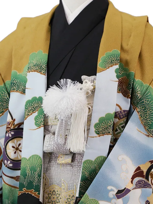 5歳(羽織袴)黄土色 七五三