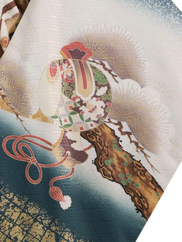 5歳(羽織袴)緑 七五三