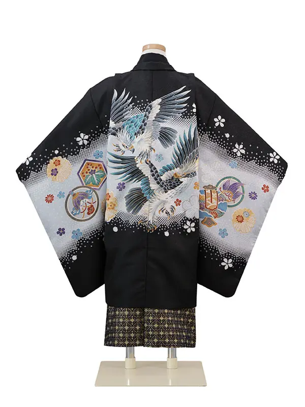 5歳(羽織袴)黒 七五三