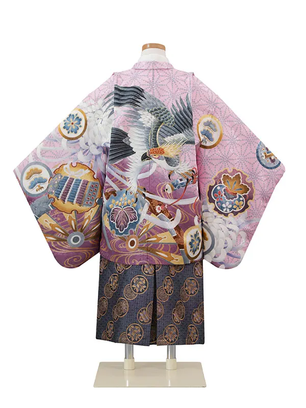 5歳(羽織袴)紫 七五三