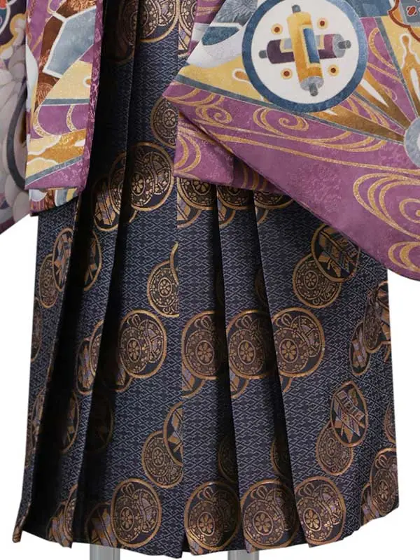 5歳(羽織袴)紫 七五三