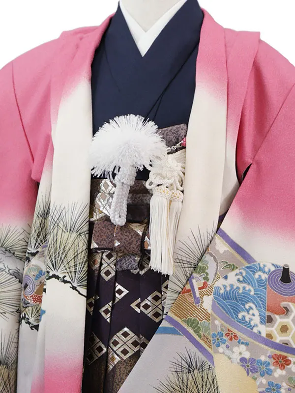 5歳(羽織袴)ﾋﾟﾝｸ 七五三