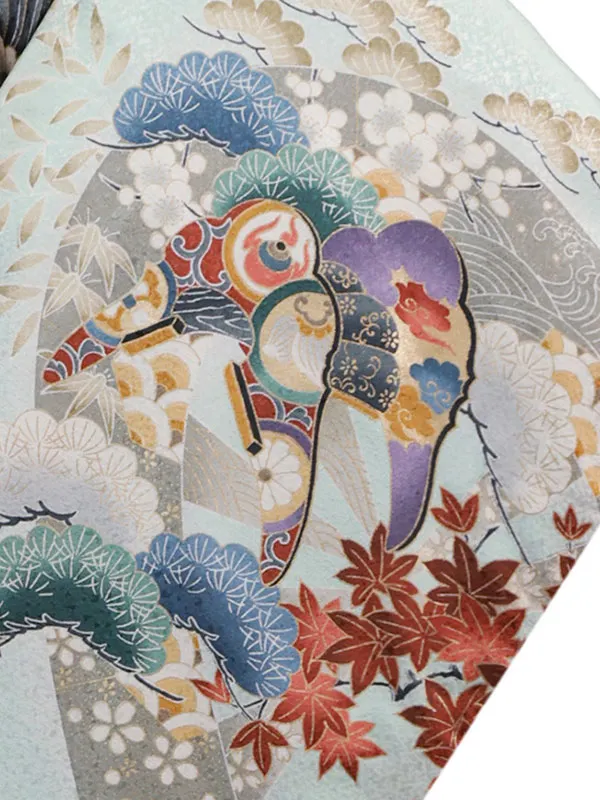 5歳(羽織袴)水色 七五三