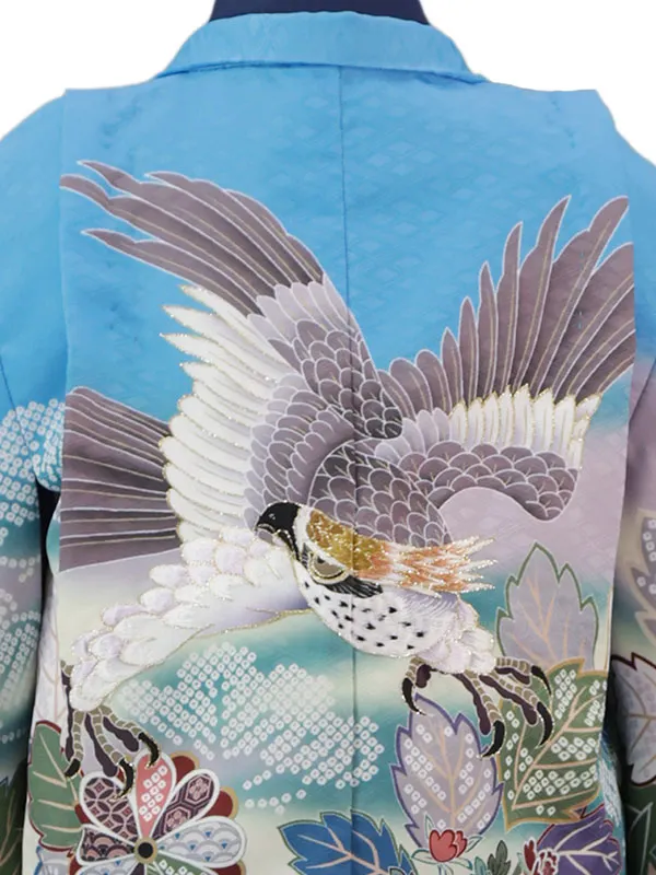 3歳(羽織袴)水色 七五三