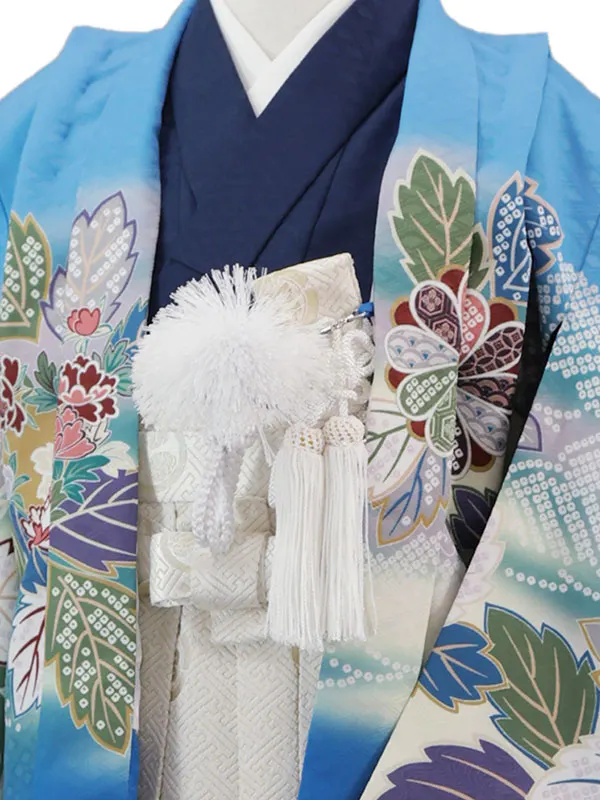 3歳(羽織袴)水色 七五三