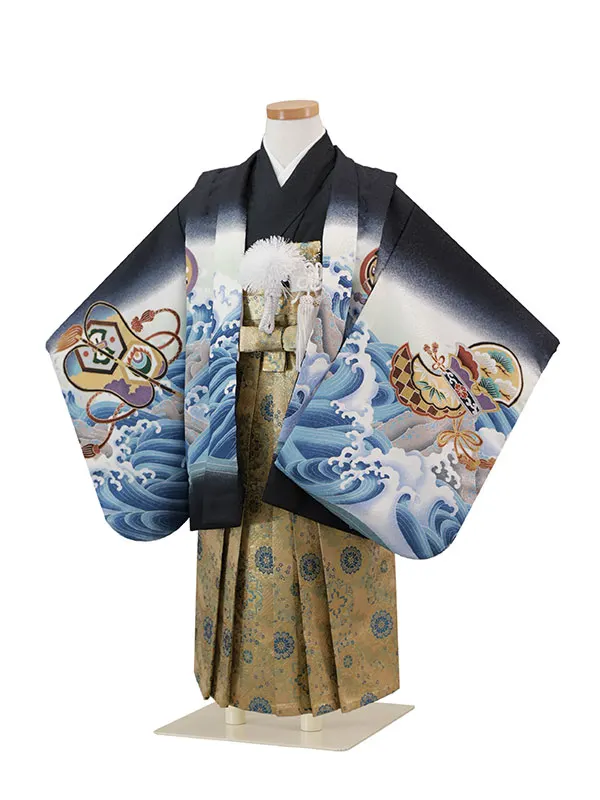 3歳(羽織袴)青 七五三