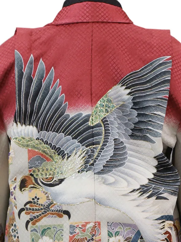 3歳(羽織袴)赤 七五三