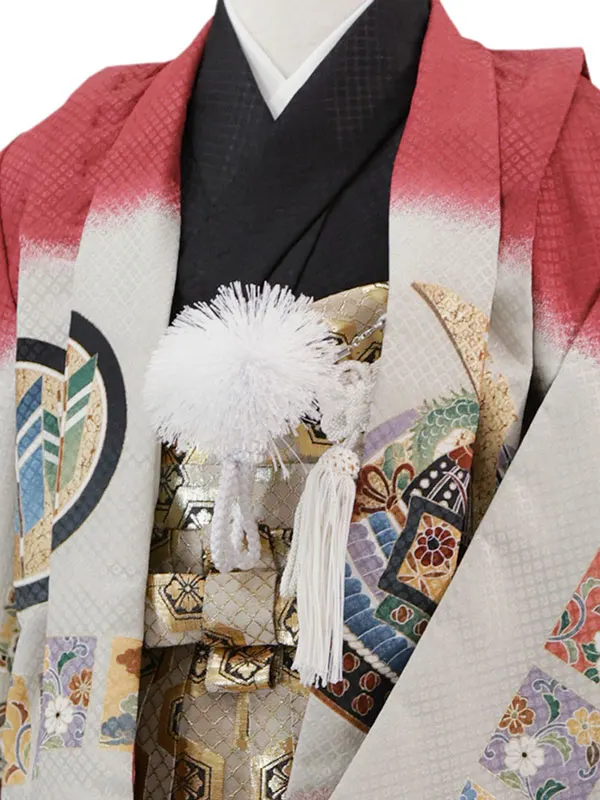 3歳(羽織袴)赤 七五三